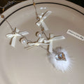 Light Luxury Faux Pearl Ribbon Bow Pom Pom Choker Necklace For Women view 4