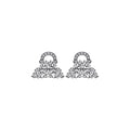 Light Luxury Copper Triangle Zircon Drop Earrings For Women Geometric Minimalist Style view 5