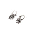 Antique Silver Zinc Alloy Rose Charm Pendant No.015550 for DIY Necklace Bracelet Jewelry Making view 2