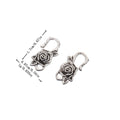 Antique Silver Zinc Alloy Rose Charm Pendant No.015550 for DIY Necklace Bracelet Jewelry Making view 1