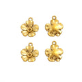 Zinc Alloy Flower Charm Pendant No.731991 for DIY Necklace Bracelet Jewelry Making view 4