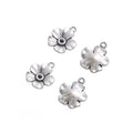 Zinc Alloy Flower Charm Pendant No.731991 for DIY Necklace Bracelet Jewelry Making view 3