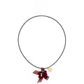 Velvet Teddy Bear Bow Pendant Sweater Necklace Casual Clavicle Chain For Women view 5