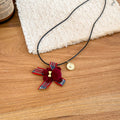 Velvet Teddy Bear Bow Pendant Sweater Necklace Casual Clavicle Chain For Women view 4