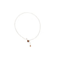 Korean Style Alloy Resin Vase Pendant Sweater Necklace Light Luxury Geometric Choker For Women view 5