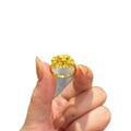 Gold Plated Flower Open Ring For Women view 5