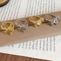 Zircon Horse Open Ring For Women view 3