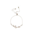 Korean Style Copper Zircon Butterfly Bangle For Women Light Luxury Elegant Daily Jewelry view 5