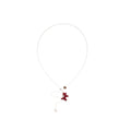 Flocked Swarovski Pearl Horse Pendant Sweater Necklace For Women Light Luxury Zodiac Collarbone Chain view 5