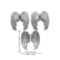 Silver Zinc Alloy Wing Charm Pendant for DIY Necklace Bracelet Jewelry Making view 1