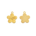 Zinc Alloy Flower Charm Pendant No.137655 for DIY Necklace Bracelet Jewelry Making view 4