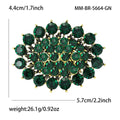 Alloy Rhinestone Bride Badge Brooch For Luxury Women's Apparel view 4
