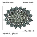 Alloy Rhinestone Bride Badge Brooch For Luxury Women's Apparel view 5