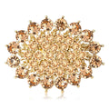 Alloy Rhinestone Bride Badge Brooch For Luxury Women's Apparel view 1