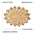 Alloy Rhinestone Bride Badge Brooch For Luxury Women's Apparel view 3