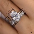 Simple Geometric Circle Stack Ring Set For Women, Elegant Wedding Evening Party Jewelry view 4