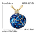 Alloy Enamel Snail Brooch Pin For Women's Clothing And Gifts view 5