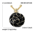 Alloy Enamel Snail Brooch Pin For Women's Clothing And Gifts view 4
