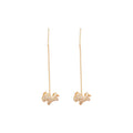 Real Gold Plated Copper Horse Earrings Bracelet Necklace Jewelry Set, Light Luxury Elegant Accessories view 5