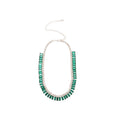 Light Luxury Copper Rhinestone Rectangle Tassel Clavicle Necklace With Geometric Pendant view 5