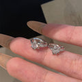Copper Zircon Star Ear Cuff Earrings Minimalist Light Luxury Fashion Jewelry view 1
