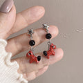 Light Luxury Alloy Enamel Star Pony Horse Zodiac Stud Earrings For Women view 1