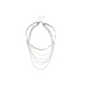 Old Money Style Multilayer Faux Pearl Tassel Choker Necklace For Women view 5