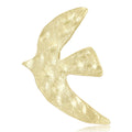 Smooth Alloy Peace Dove Brooch Pin For Unisex Lapel Decoration view 1