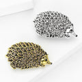 Antique Gold Alloy Hedgehog Brooch For Women Clothing Accessories view 3