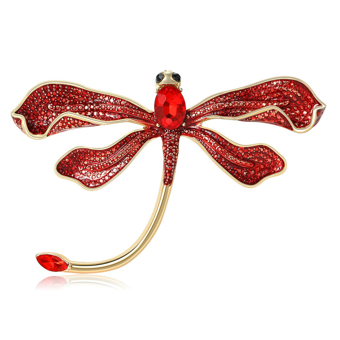 Alloy Dragonfly Brooch Pin Creative Clothing Fastener For Women