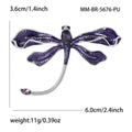Alloy Dragonfly Brooch Pin Creative Clothing Fastener For Women view 6