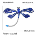 Alloy Dragonfly Brooch Pin Creative Clothing Fastener For Women view 4
