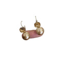 French Vintage Faux Pearl Rhinestone Geometric Round Ear Cuff Earrings For Women view 5