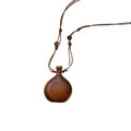 Wooden Heart Gourd Pendant Sweater Necklace Ethnic Casual Oval Geometric Statement Chain view 5