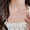 Light Luxury Copper Zircon Mother Of Pearl Horse Pendant Necklace New Chinese Style Collarbone Chain view 4