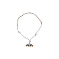 Light Luxury Alloy Leather Enamel Cat Paw Dog Sweater Necklace For Women view 5
