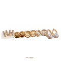 Light Luxury Geometric Faux Pearl Cat Eye Rhinestone Stud Earrings Jewelry Set – Gold view 5