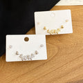 Light Luxury Copper Zircon Horse Stud Earrings Jewelry Set With Gourd Charm view 3