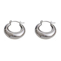 2026 New Round Metal Pendant Drop Earrings For Women, Light Luxury Minimalist Geometric Style view 5