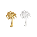 Zinc Alloy Palm Tree Charm Pendant No.418342 for DIY Necklace Bracelet Jewelry Making view 4