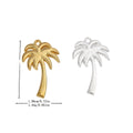 Zinc Alloy Palm Tree Charm Pendant No.418342 for DIY Necklace Bracelet Jewelry Making view 1