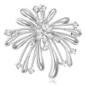 Alloy Rhinestone Firework Brooch Pin For Coats And Suits view 2