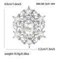Alloy Glass Rhinestone Mini Brooch Pin For Women's Fashion Apparel view 6