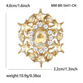 Alloy Glass Rhinestone Mini Brooch Pin For Women's Fashion Apparel view 4