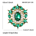 Alloy Glass Rhinestone Mini Brooch Pin For Women's Fashion Apparel view 5