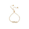 Korean Style Copper Zircon Cross Bow Bangle, Light Luxury Minimalist Daily Fashion Bracelet view 5