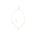 Copper Zircon Cross Stud Earrings And Necklace Jewelry Set For Women, Minimalist Light Luxury Daily Style view 5