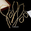 Simple Iron Multi Layer Tassel Necklace And Bracelet Jewelry Set For Women view 2