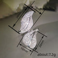 Irregular Asymmetric Leaf Ring For Women Open Adjustable Statement Finger Jewelry view 4
