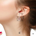New Chinese Style Feather Wing Teardrop Earrings With Magpie Plum Blossom Light Luxury Jewelry view 4
